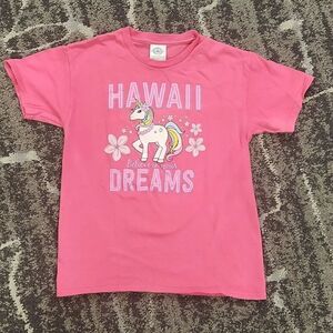 Hawaii Believe In Your Dreams Unicorn T-shirt M